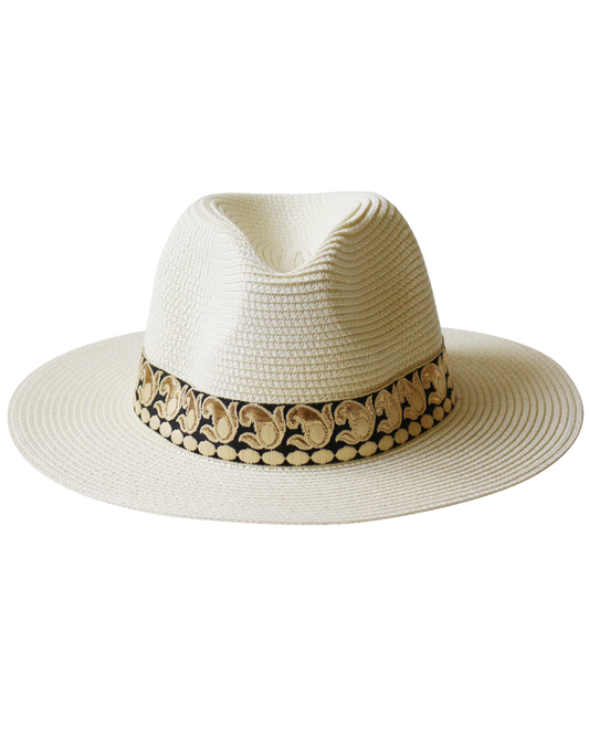 CHAPEAU PAOLA Black & Gold