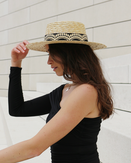 CHAPEAU DANNA . Black