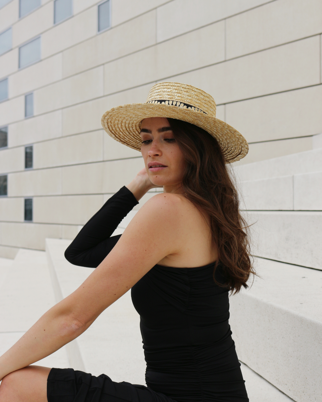 CHAPEAU DANNA . Black