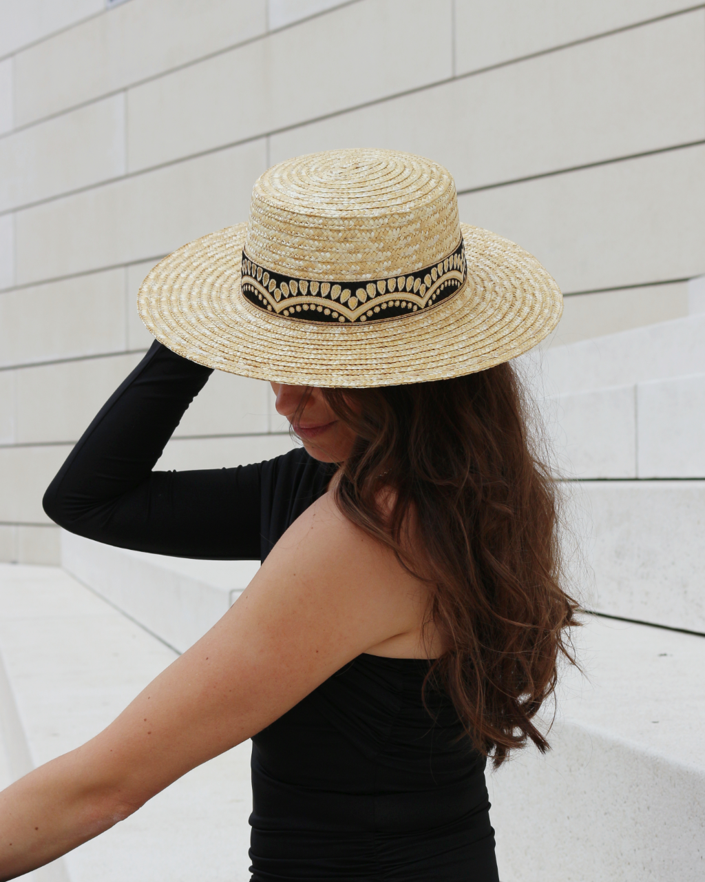 CHAPEAU DANNA . Black