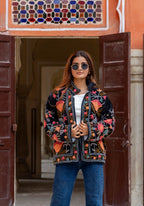 Veste Surya Noire Corail