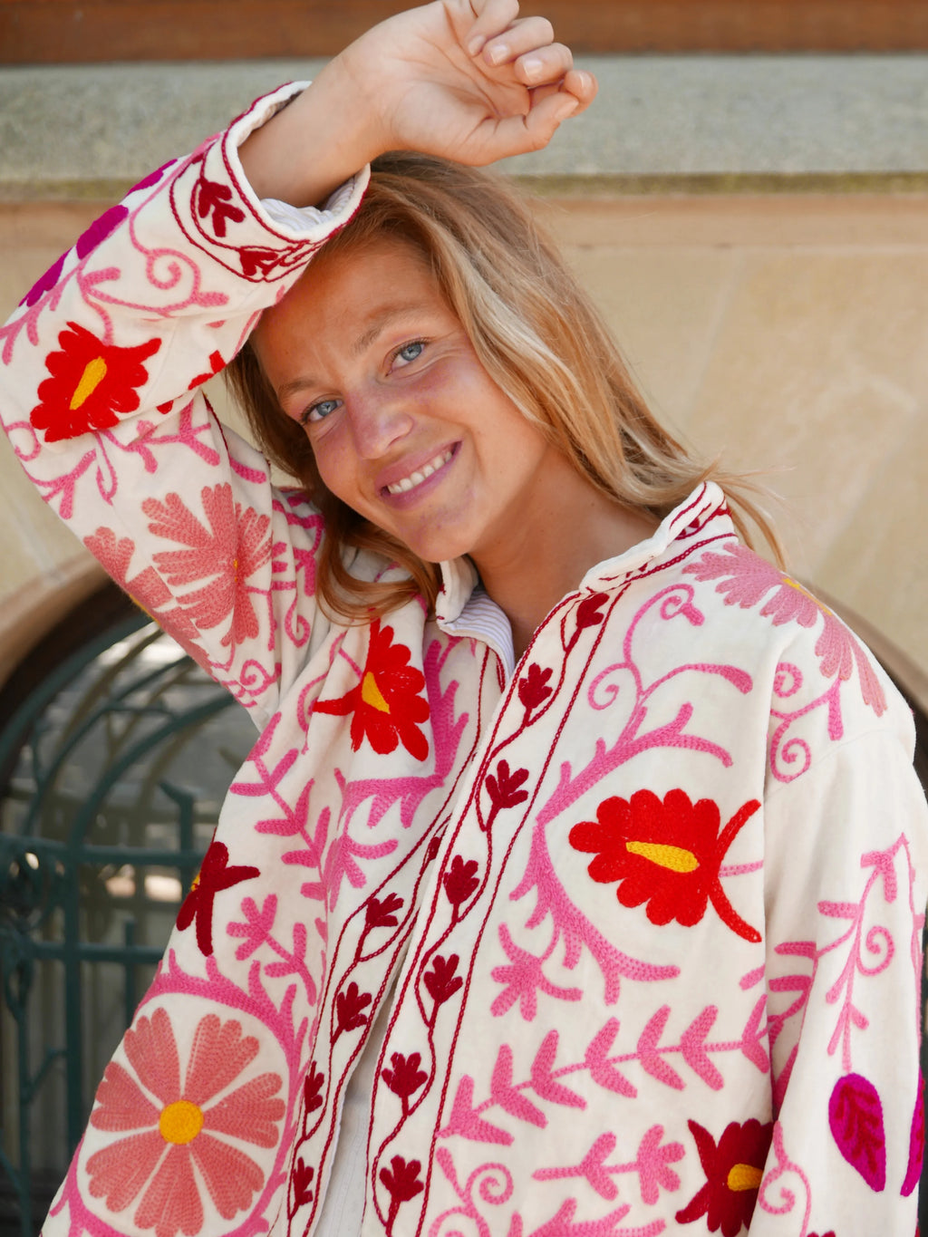 Veste Kamala Crème Rosée
