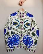 Veste Jaya Crème Bleutée