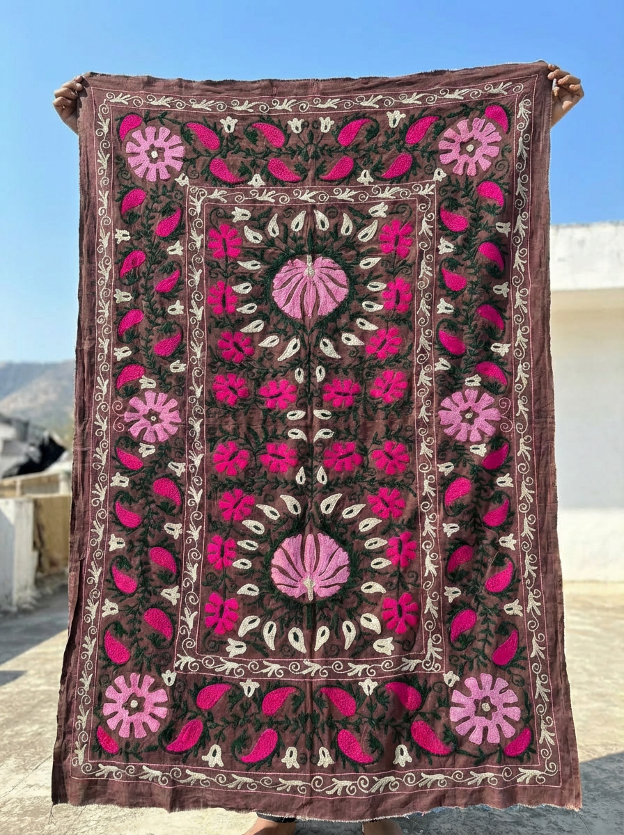 Trousse Beauté Marron Rose