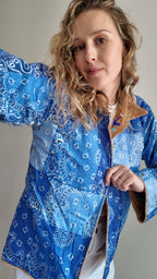 Veste en velours brodé Sonali – Camel