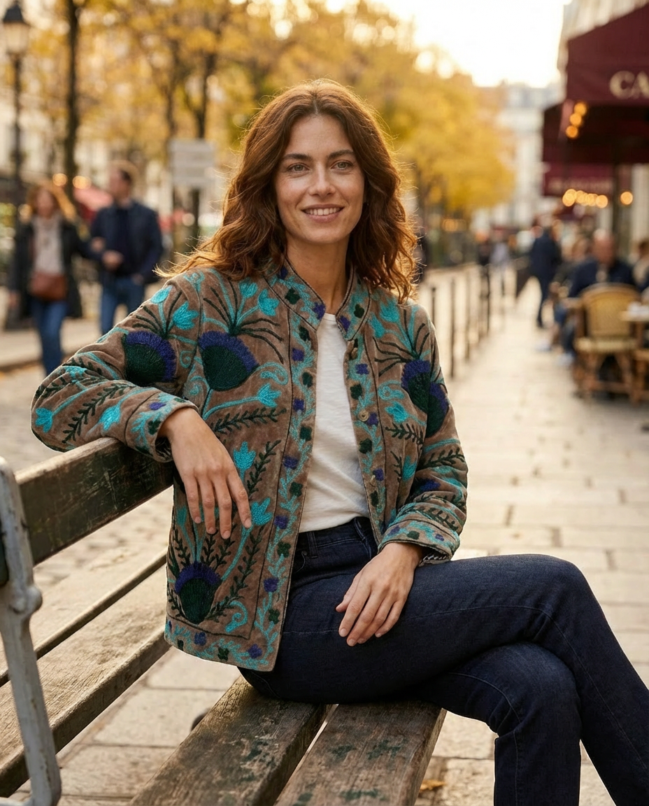 Veste Maru Marron Clair