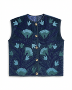 Gilet Réversible Bleu Bandana