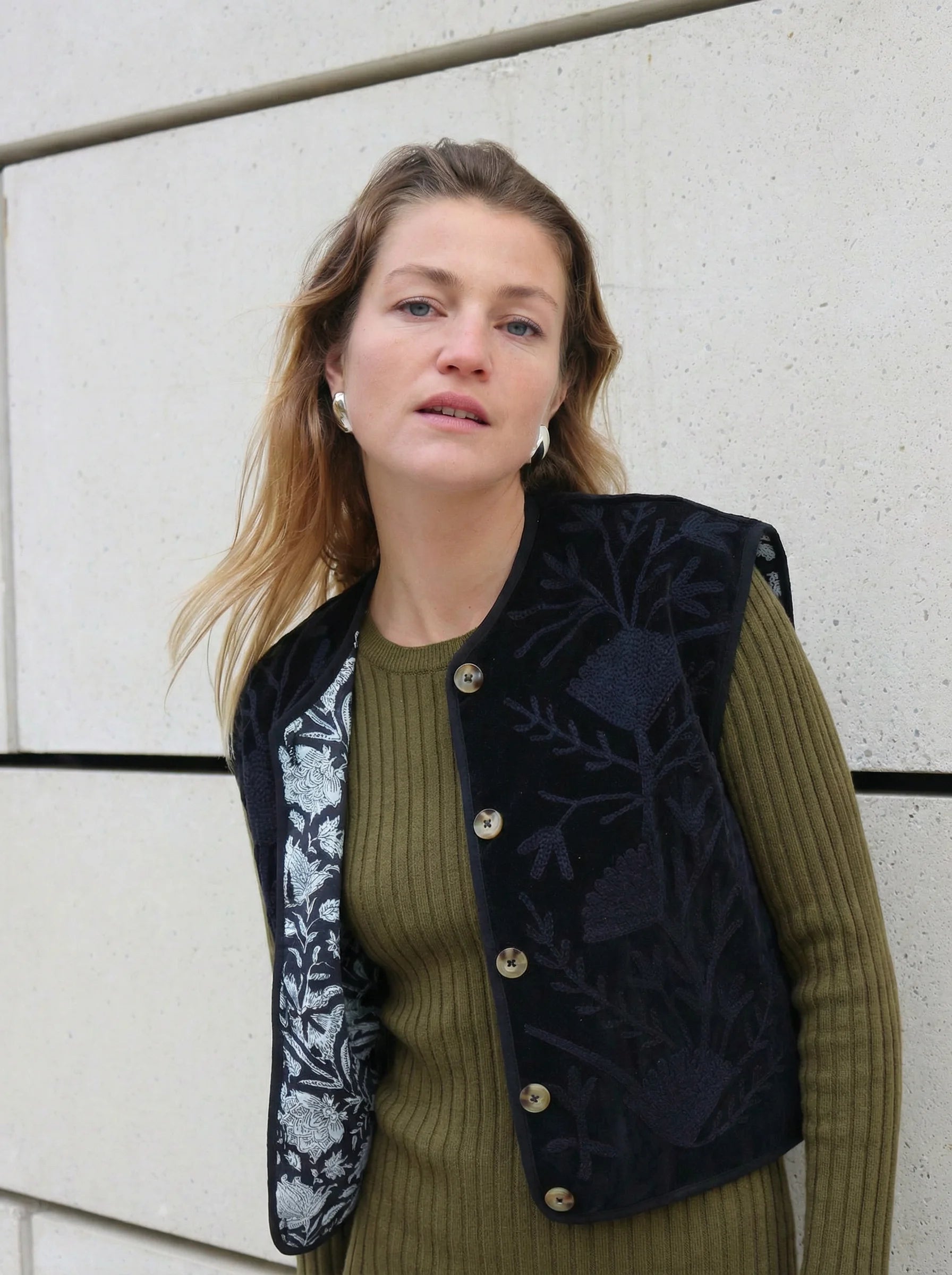 Gilet Réversible Noir