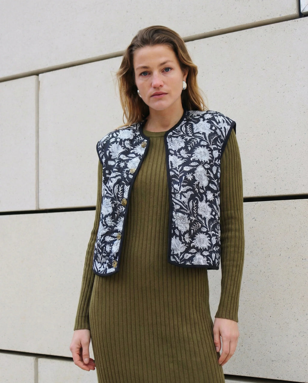 Gilet Réversible Noir