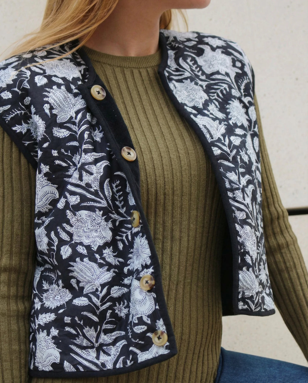 Gilet Réversible Noir