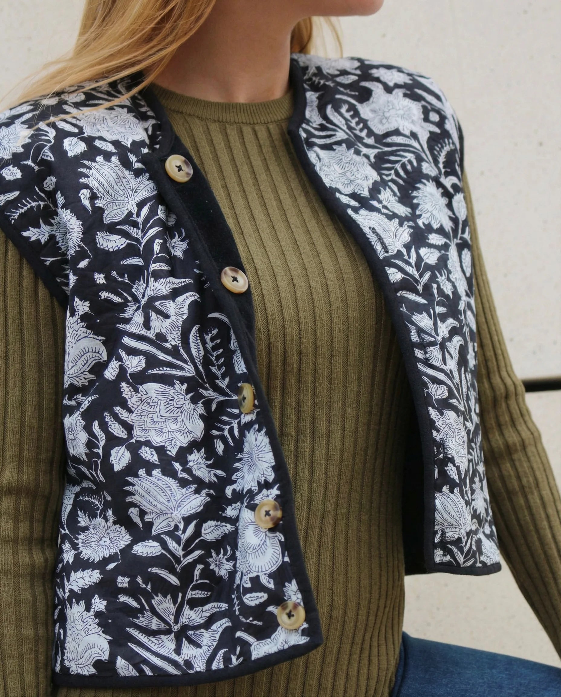 Gilet Réversible Noir