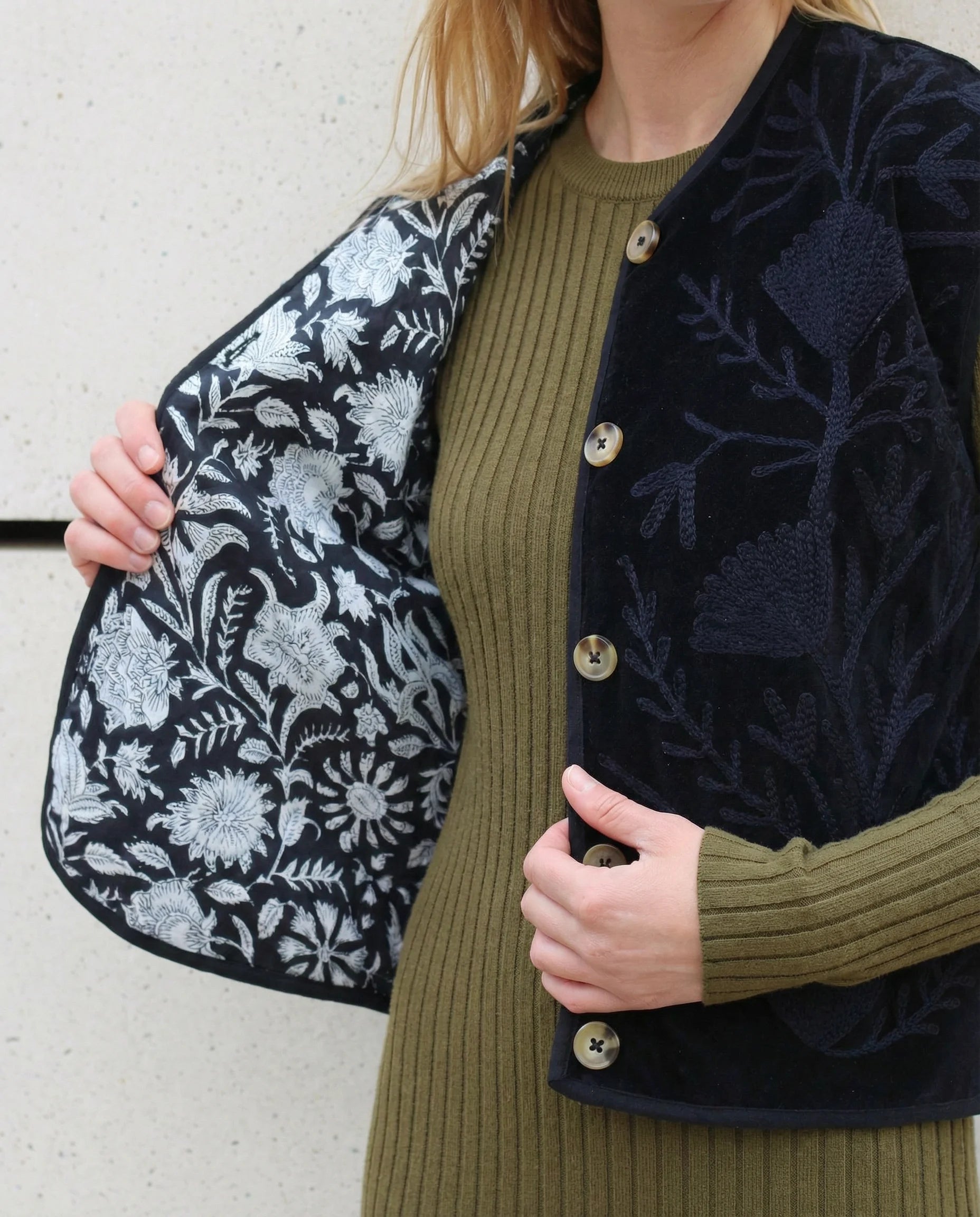 Gilet Réversible Noir