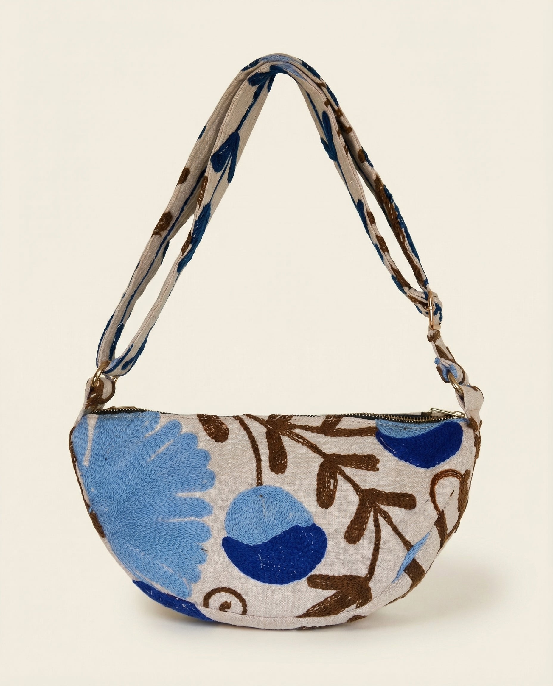 Sac Banane Kantha – pièce unique upcyclée