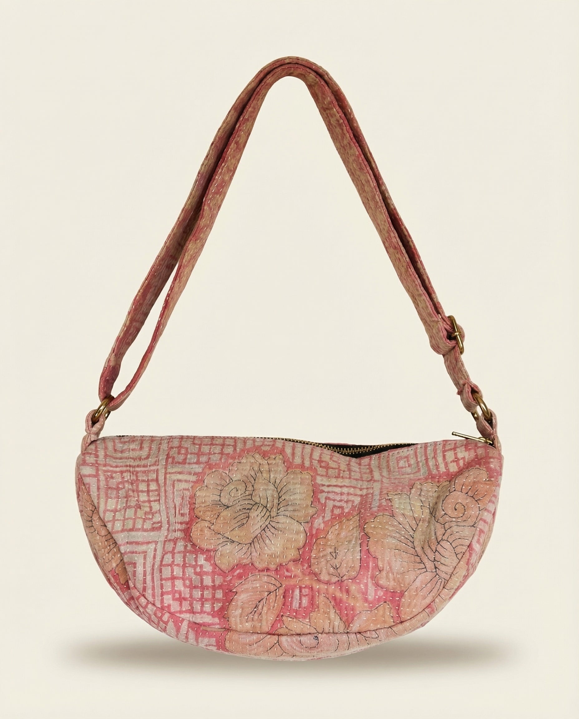 Sac Banane Kantha – pièce unique upcyclée