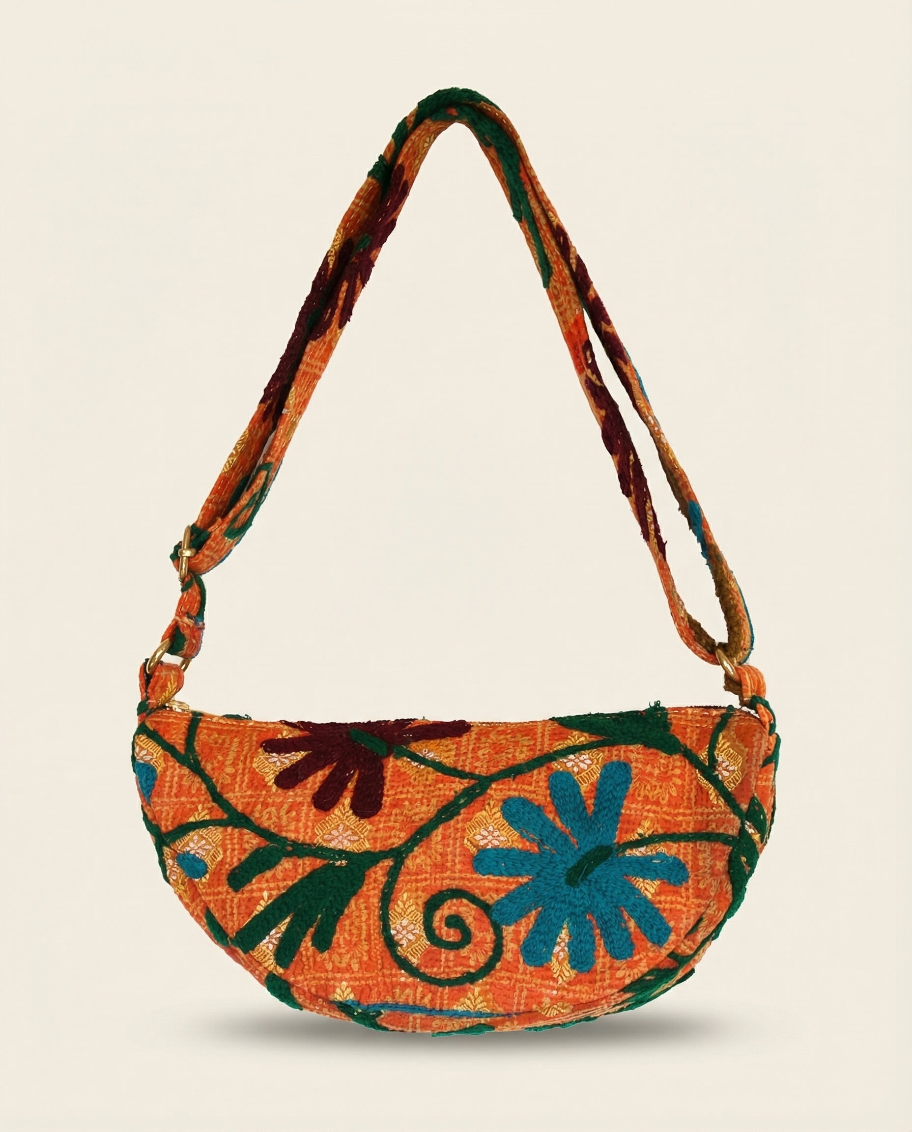 Sac Banane Kantha – pièce unique upcyclée
