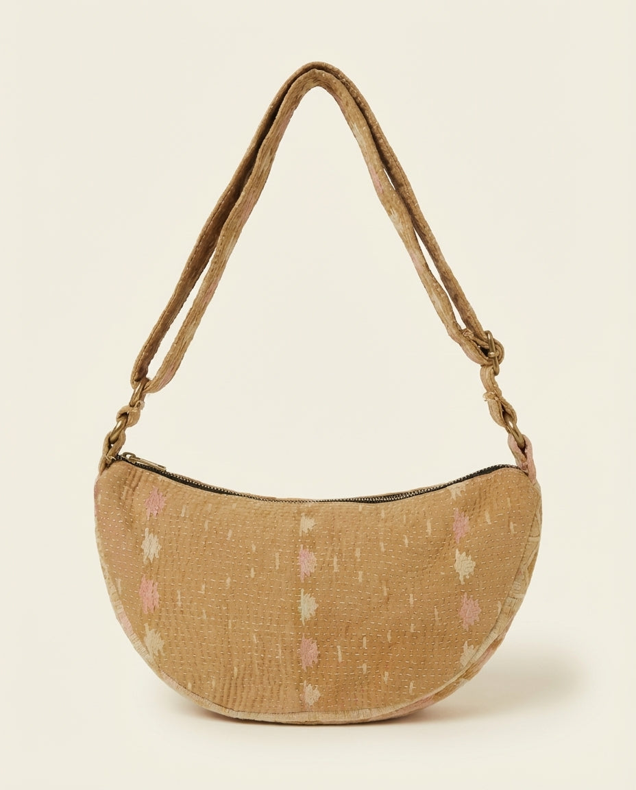 Sac Banane Kantha – pièce unique upcyclée