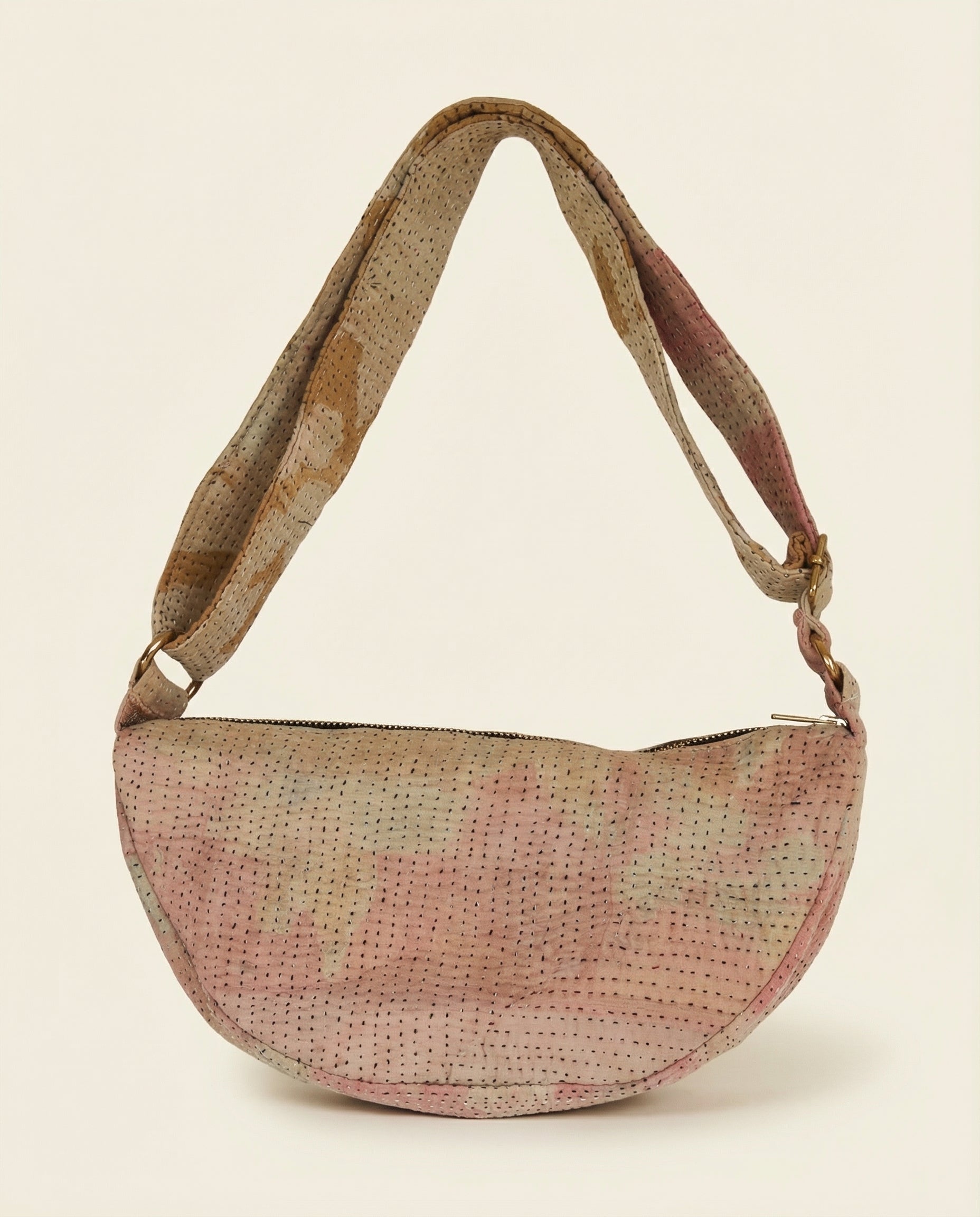 Sac Banane Kantha – pièce unique upcyclée