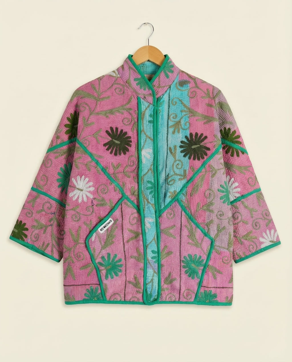 Veste Kantha Réversible — Pièce Unique N°11