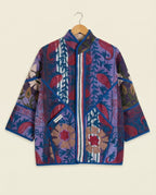 Veste Kantha Brodée Réversible — Pièce Unique N°05