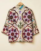 Veste Kantha Brodée Réversible — Pièce Unique N°25