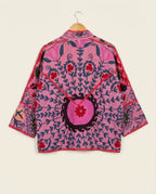 Veste Kantha Brodée Réversible — Pièce Unique N°03