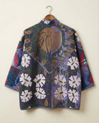 Veste Kantha Brodée Réversible — Pièce Unique N°05