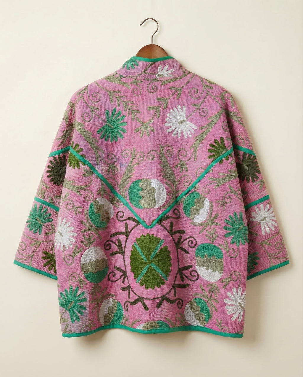 Veste Kantha Réversible — Pièce Unique N°11