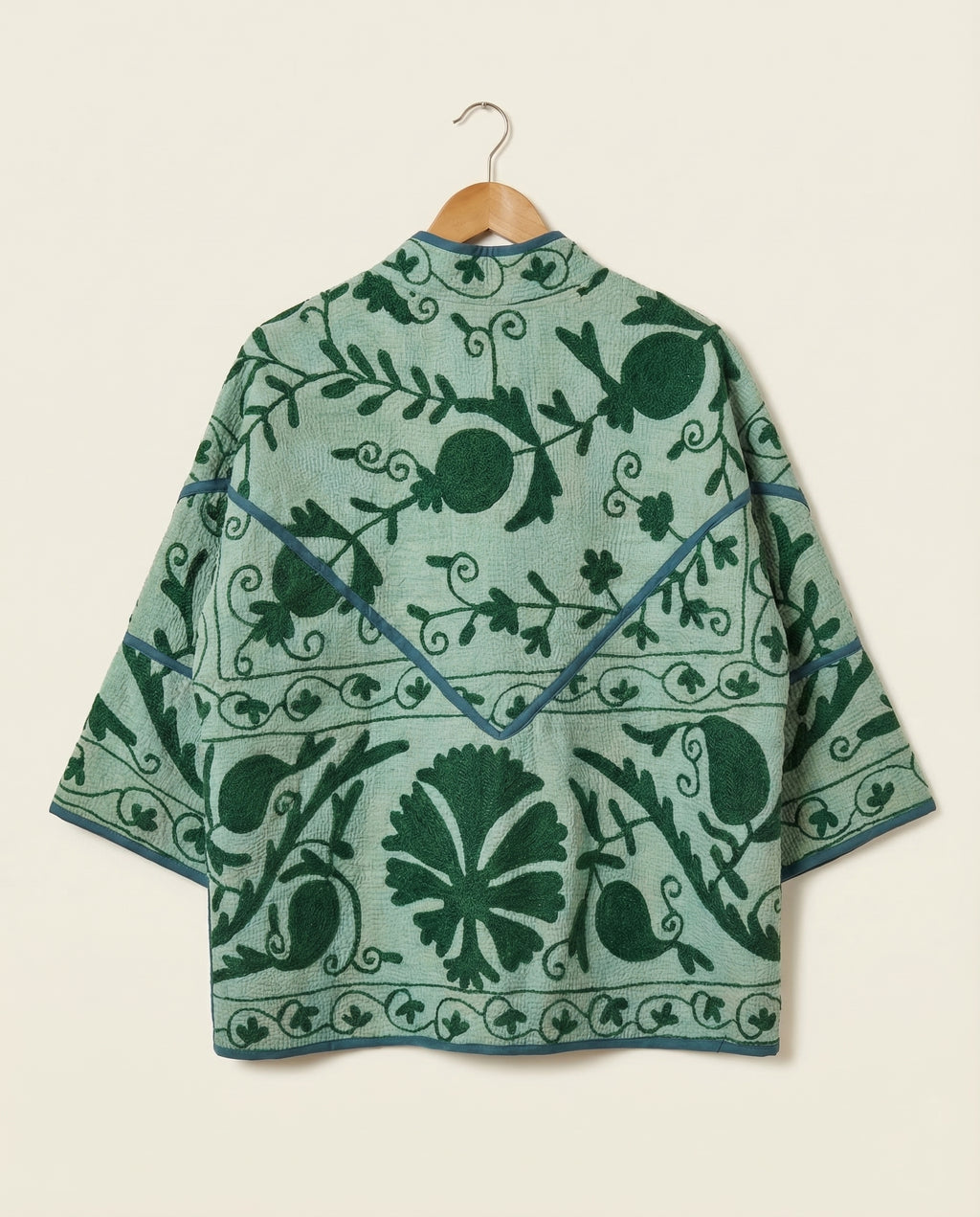 Veste Kantha Réversible — Pièce Unique N°12