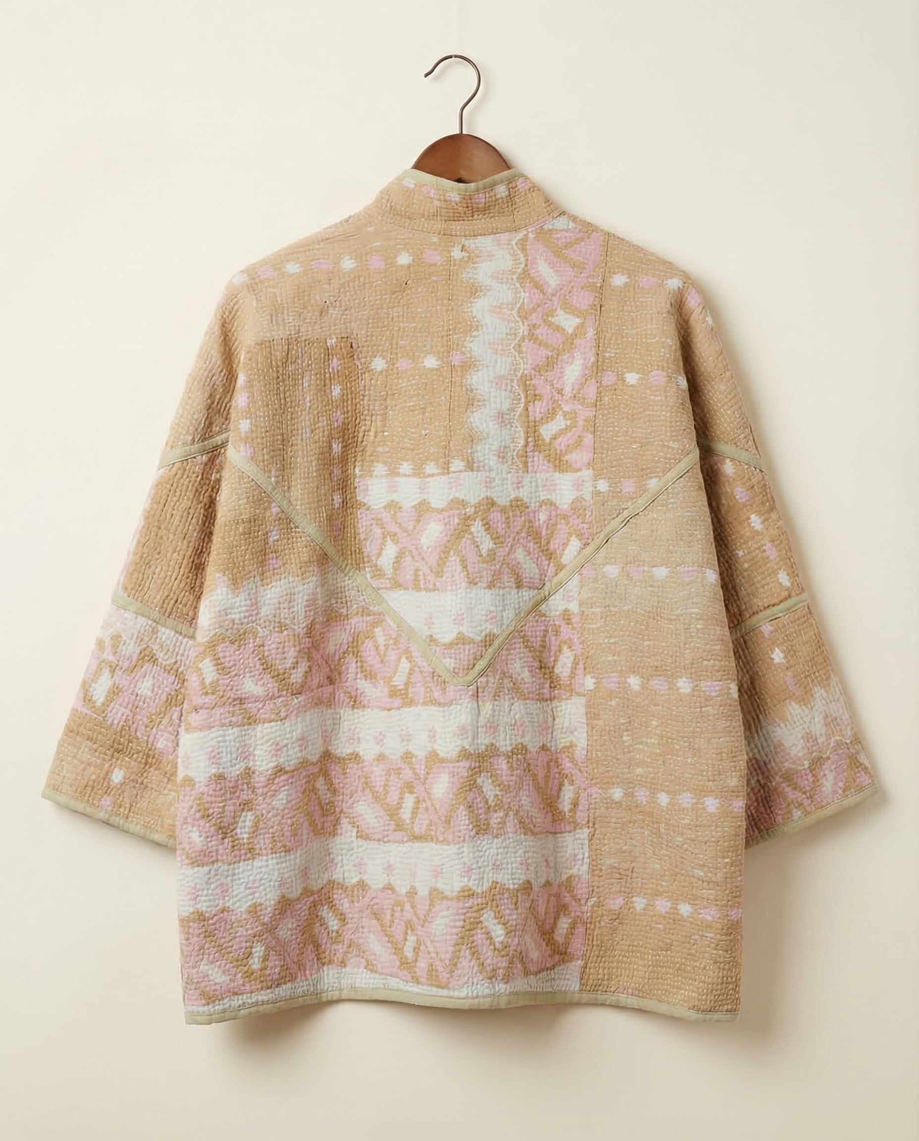 Veste Kantha Réversible — Pièce Unique N°22