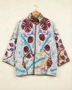 Veste Kantha Brodée Réversible — Pièce Unique N°25