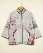 Veste Kantha Brodée Réversible — Pièce Unique N°18