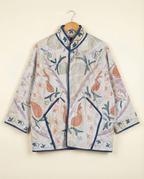 Veste Kantha Brodée Réversible — Pièce Unique N°02