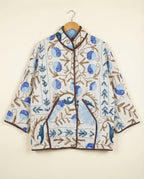 Veste Kantha Brodée Réversible — Pièce Unique N°27