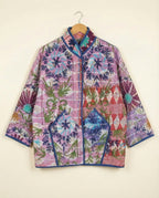 Veste Kantha Brodée Réversible — Pièce Unique N°04