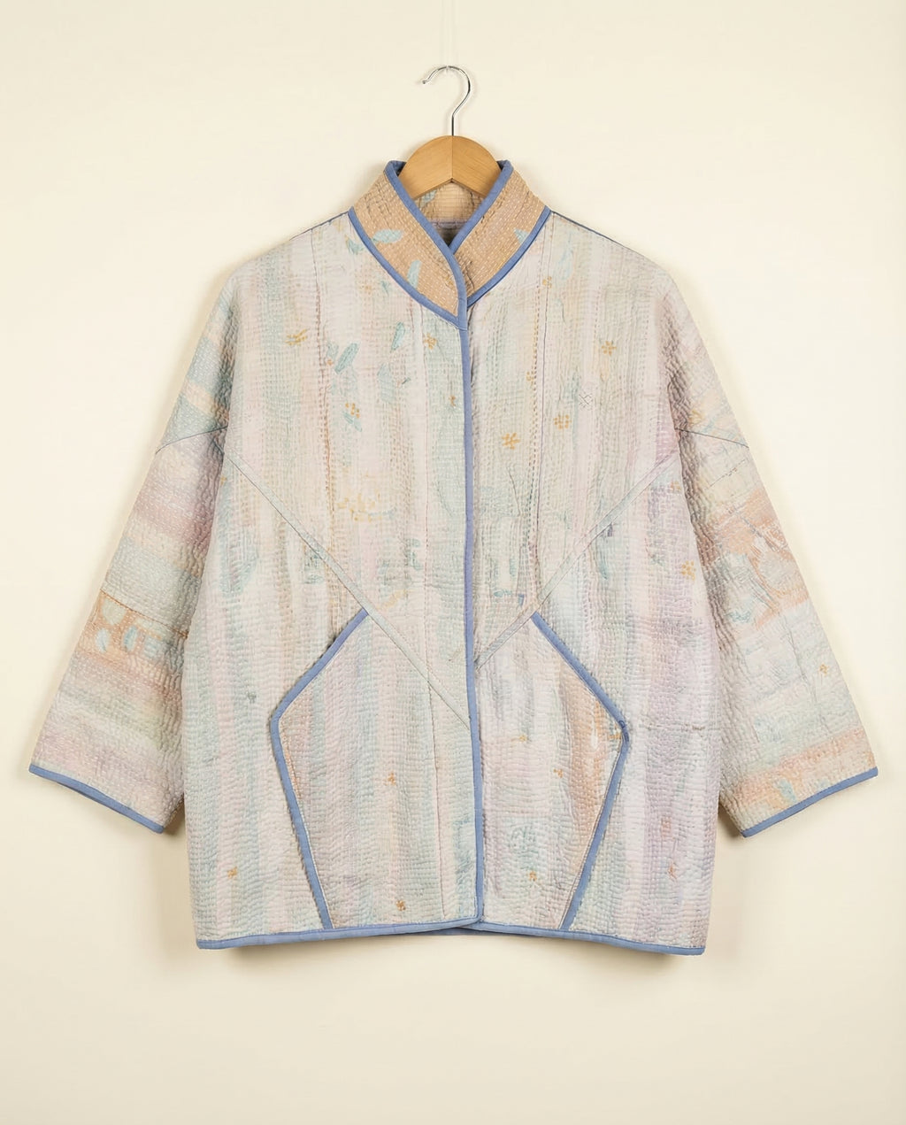 Veste Kantha Réversible — Pièce Unique N°16