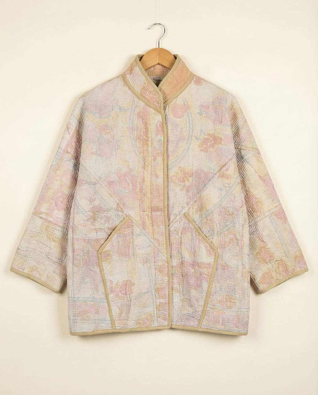 Veste Kantha Réversible — Pièce Unique N°22