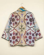 Veste Kantha Brodée Réversible — Pièce Unique N°25
