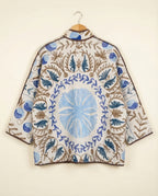 Veste Kantha Brodée Réversible — Pièce Unique N°27