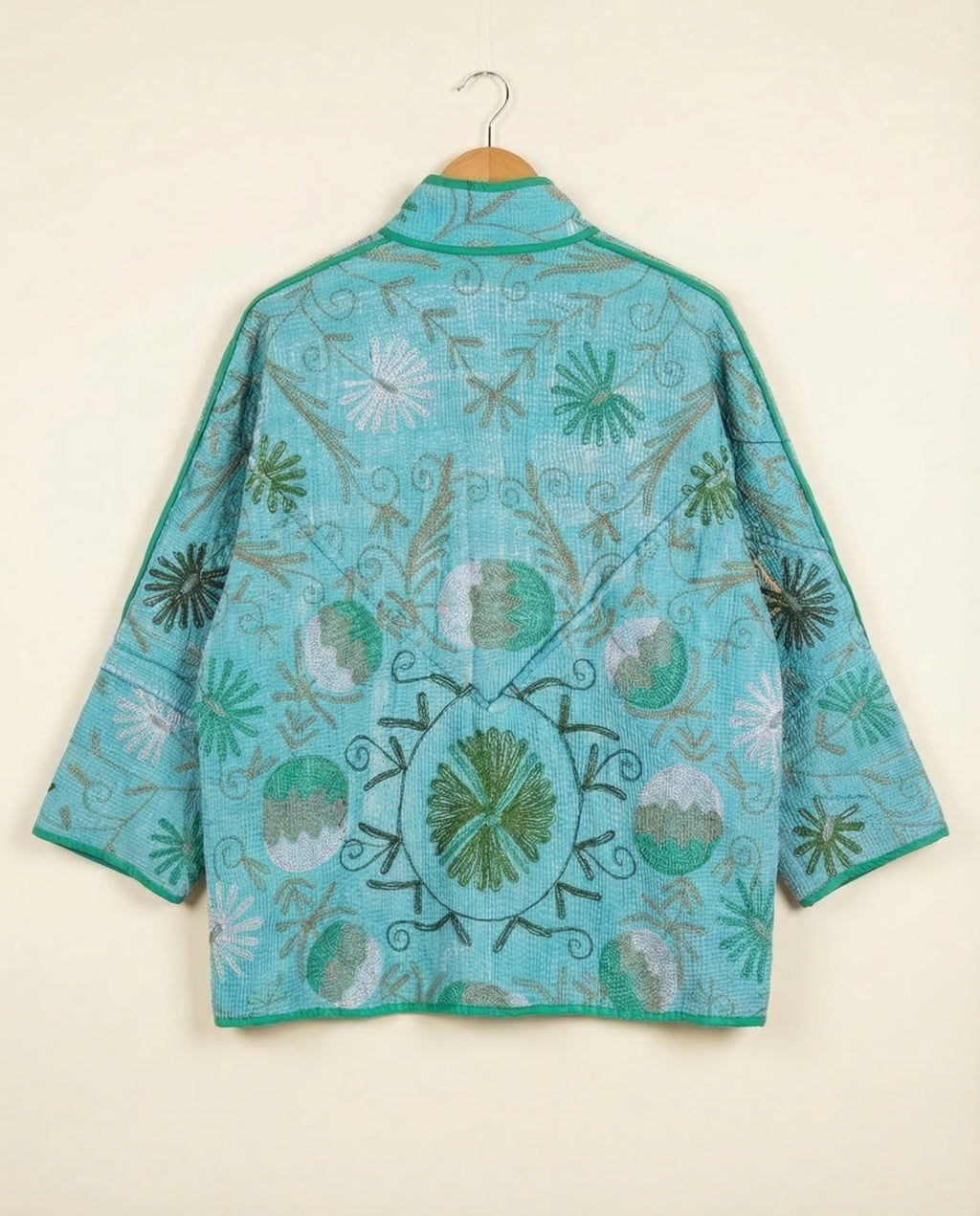 Veste Kantha Réversible — Pièce Unique N°11