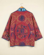 Veste Kantha Brodée Réversible — Pièce Unique N°15