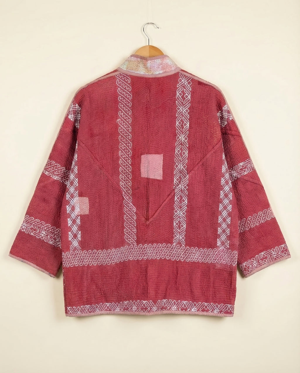 Veste Kantha Réversible — Pièce Unique N°24