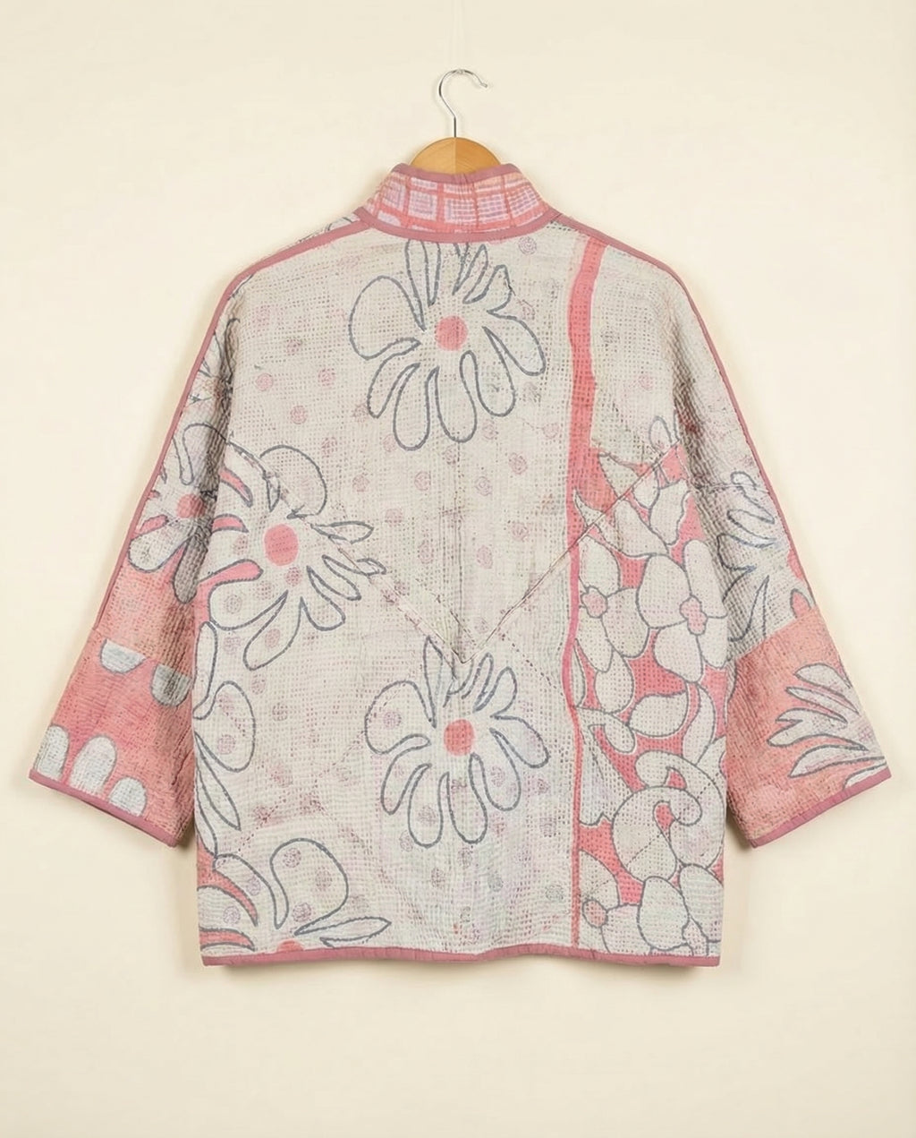 Veste Kantha Réversible — Pièce Unique N°21