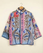 Veste Kantha Brodée Réversible — Pièce Unique N°09