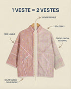 Veste Kantha Réversible — Pièce Unique N°26
