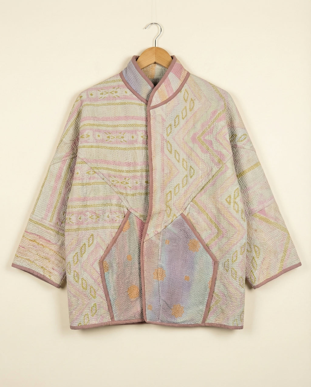 Veste Kantha Réversible — Pièce Unique N°30