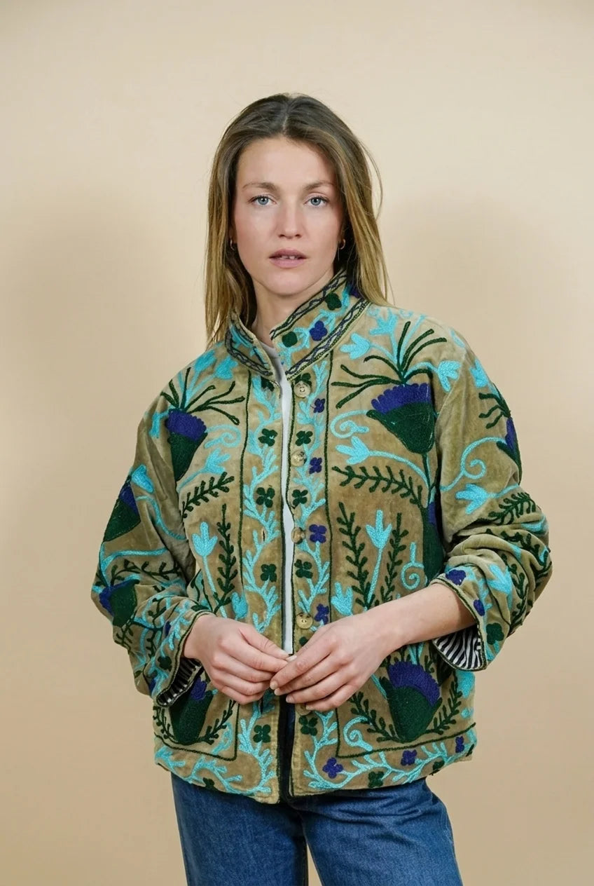 Veste Maru Marron Clair