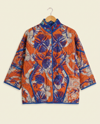 Veste Kantha Brodée Réversible — Pièce Unique N°04