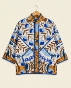 Veste Kantha Brodée Réversible — Pièce Unique N°06