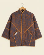 Veste Kantha Brodée Réversible — Pièce Unique N°11