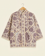 Veste Kantha Brodée Réversible — Pièce Unique N°15